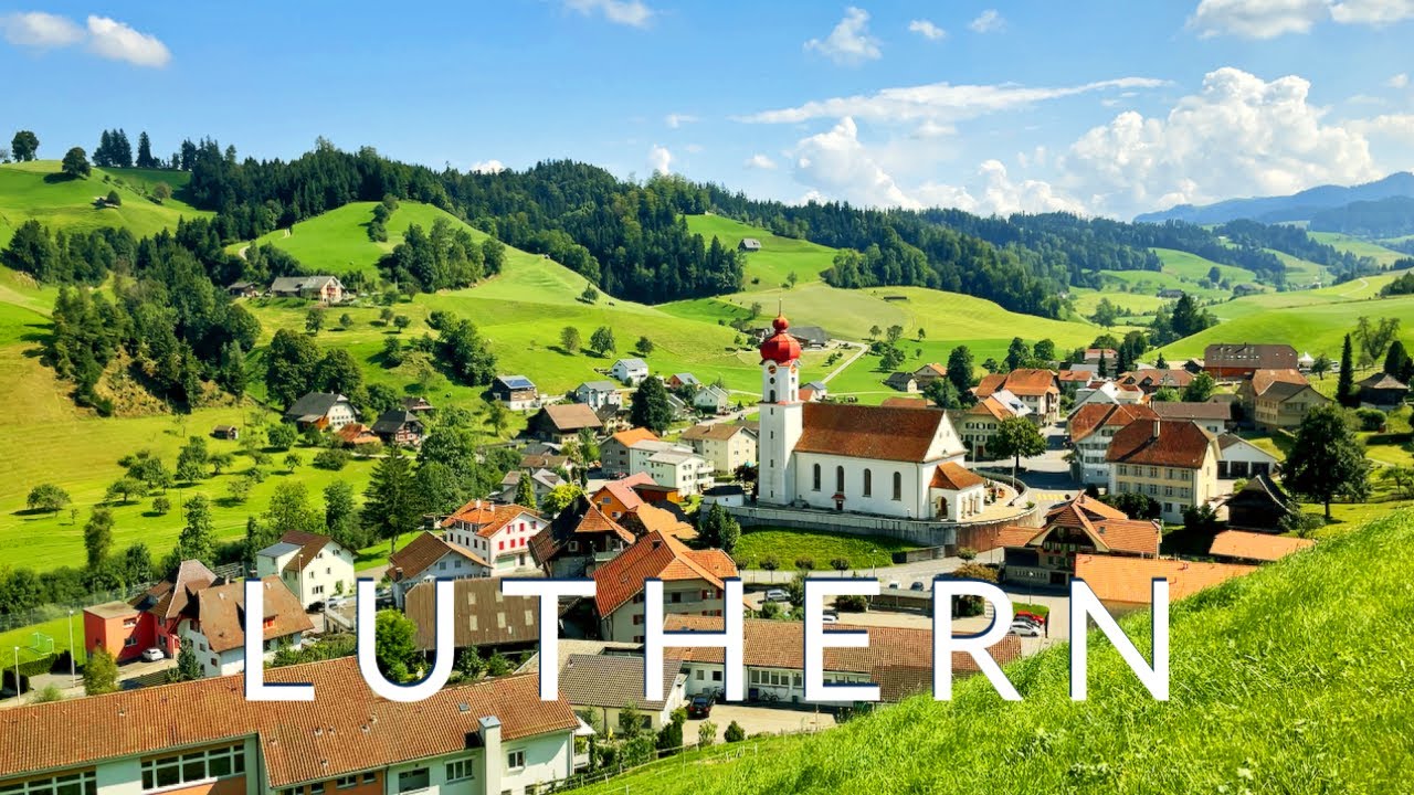 Luthern, Switzerland - A gorgeous village in a beautiful sunny valley