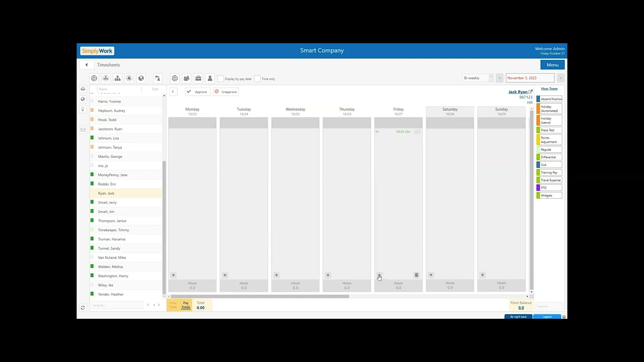 Adding Actions to Timesheets - YouTube