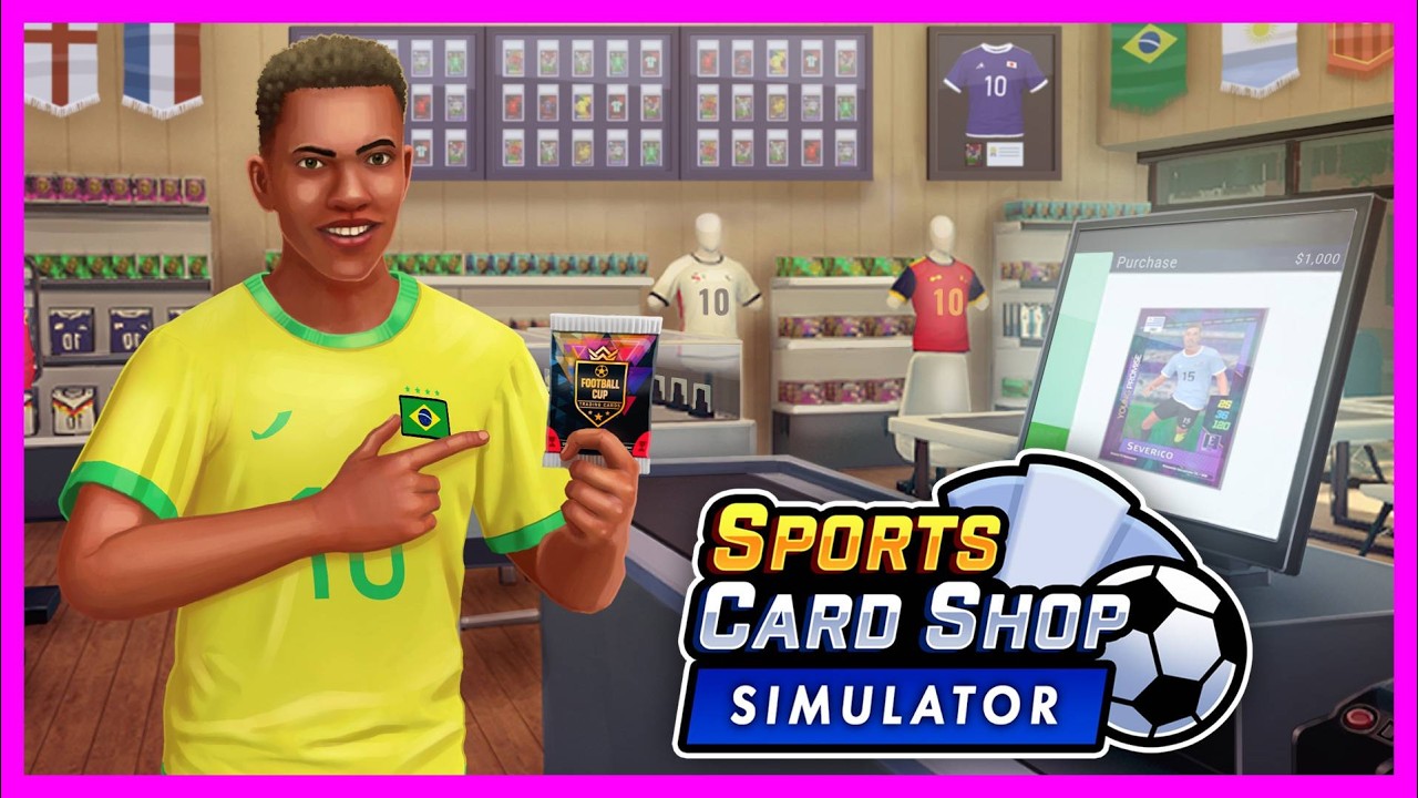 New Collectible Sim SPORTS CARD SHOP SIMULATOR  Demo Pre Release