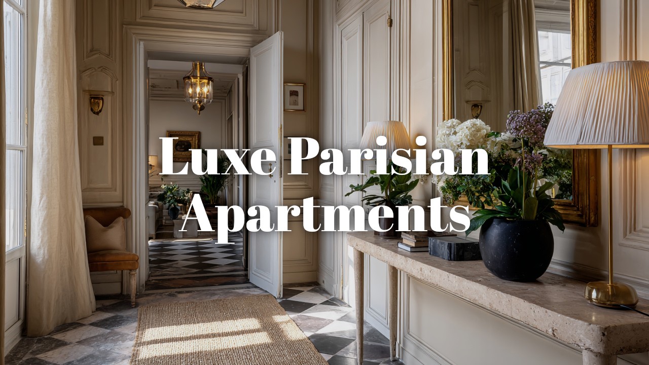 Dreamy Paris Apartments: Soft Neutrals & Luxe Details