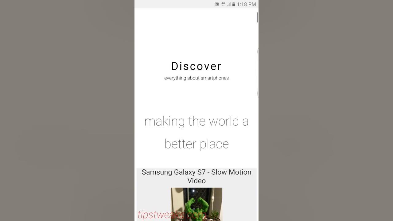 How To Delete  Browsing History On Samsung Galaxy S7/Edge YouTube