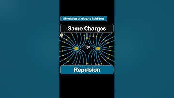 electric field simulation #shorts #animation #conceptofphysics #physics #physicsvideo #12thphysics