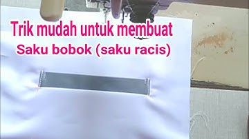 cara membuat saku bobok