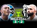 GRÊMIO VENCE O SANTOS DE VIRADA COM GOLS DE CARLOS VINÍCIUS E TETÊ! GABIGOL MARCOU PELO PEIXE!