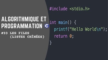 Programmation C 33 - Les Files avec Listes Chaînées (البرمجة بلغة سي)