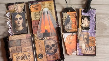 Halloween Spooky Ephemera Tag - Citrus Journal Studio