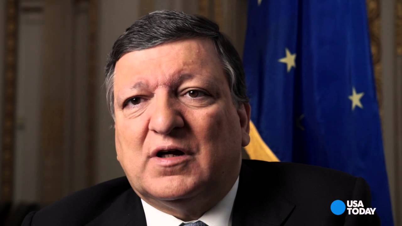 Jose Manuel Barroso EU Commission president talks climate policy