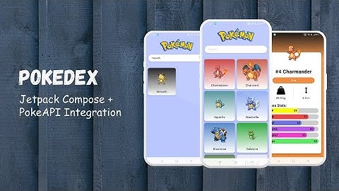 Pokedex App - Jetpack Compose + PokeAPI Integration | Jetpack Compose, State Management | App Demo
