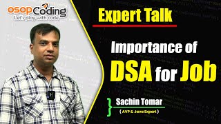 Importance of DSA for job | Expert Talk: Mr. Sachin Tomar AVP, Senior Java Developer #interviewtips