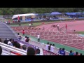 20150530 平成27年度福井県高校春季総体陸上 女子100mH決勝 上