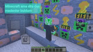 Minecraft Ama Sıra Dışı Madenler Buldum!