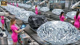 Inside a U.S. Billion-Dollar Diamond Factory 💎 | From Raw Carbon to Natural Diamonds (Full Process)