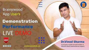 A NUMBERS DEMONSTRATION BY A BRAINYWOOD APP USER 🤩👇