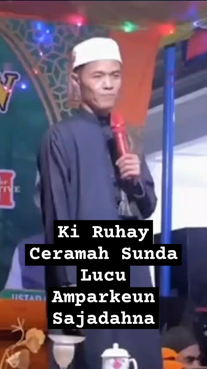 Ceramah Sunda Lucu - Amparkeun Sajadahna