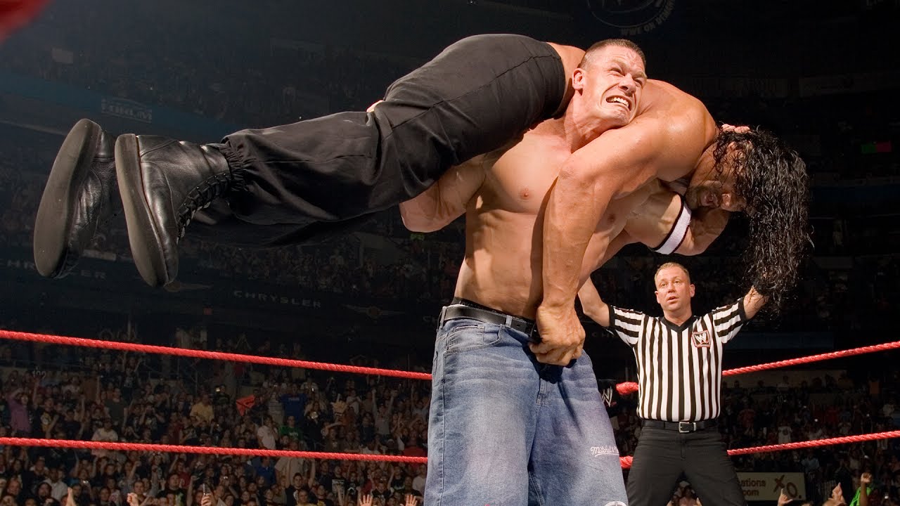 John Cena Vs The Great Khali Vs Umaga Wwe Championship Match
