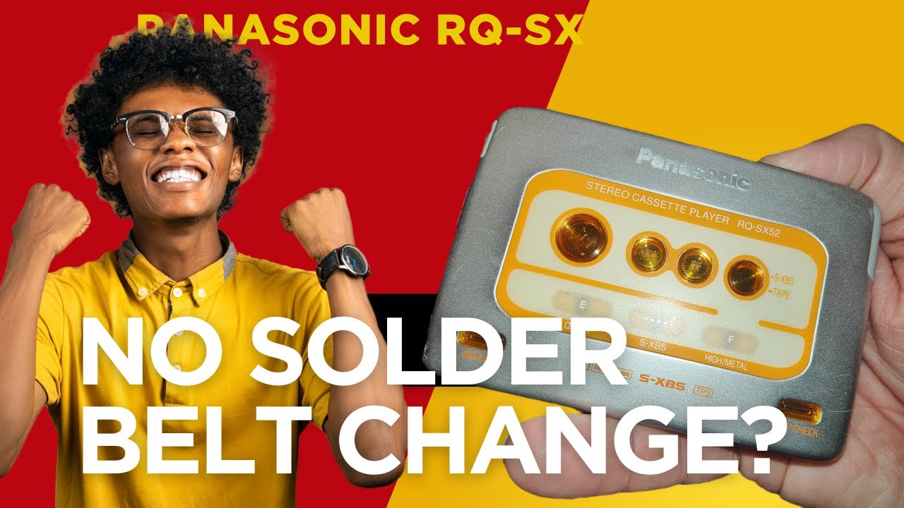 Panasonic RQ-SX22V ブルー ベルト交換済（予備ベルトも同梱