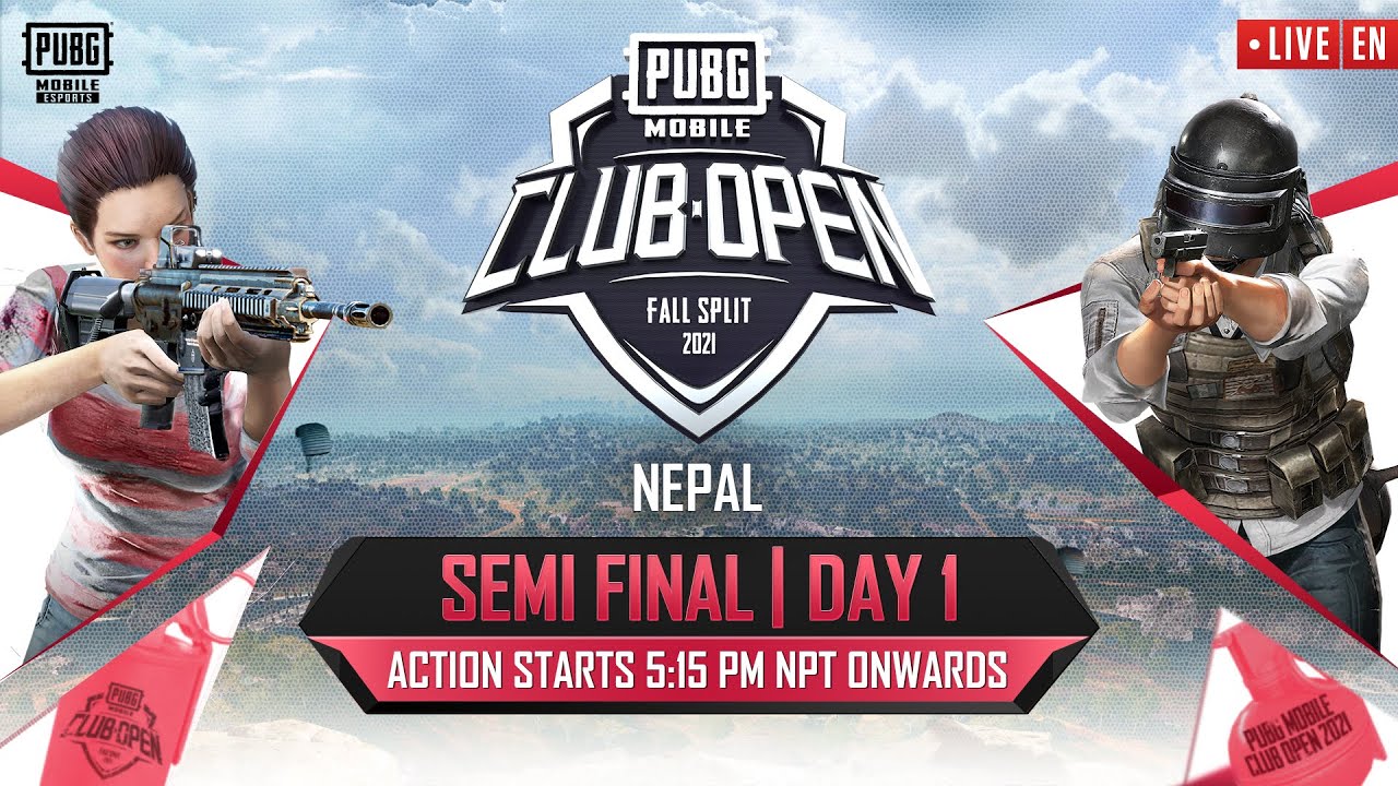 [EN] PMCO Nepal Semi Final Day 1 | Fall Split | PUBG MOBILE Club Open 2021