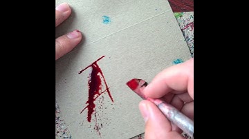 Splatter Calligraphy Name Request no.565