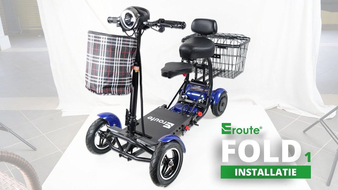 Eroute FOLD 1 Li-ion – Compact formaat – Elektrische opvouwbare scootmobiel