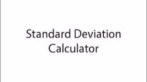 What Are The Benefits of Standard Deviation Calculator