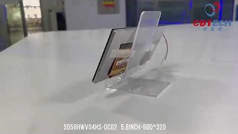 2.9 inch~12.3 inch Bar Type TFT display