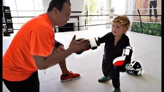 Mini Jake Paul TRAINS For Deji