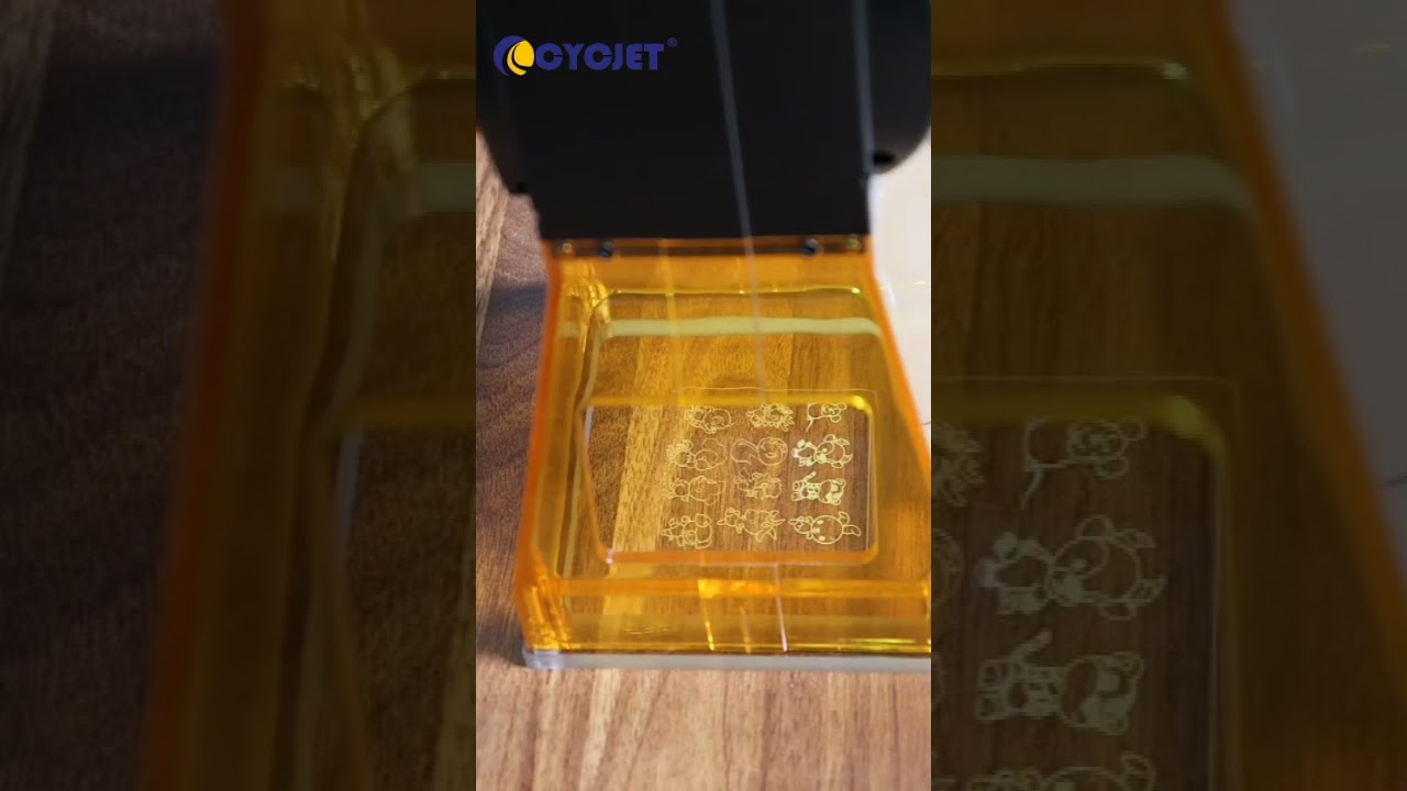 CYCJET Portable Handheld Laser Marking Machine for Wood Materials Static Marking