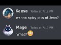 Kaeya uses discord but..
