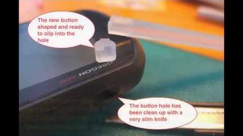 Garmin Oregon 600 power button switch repair