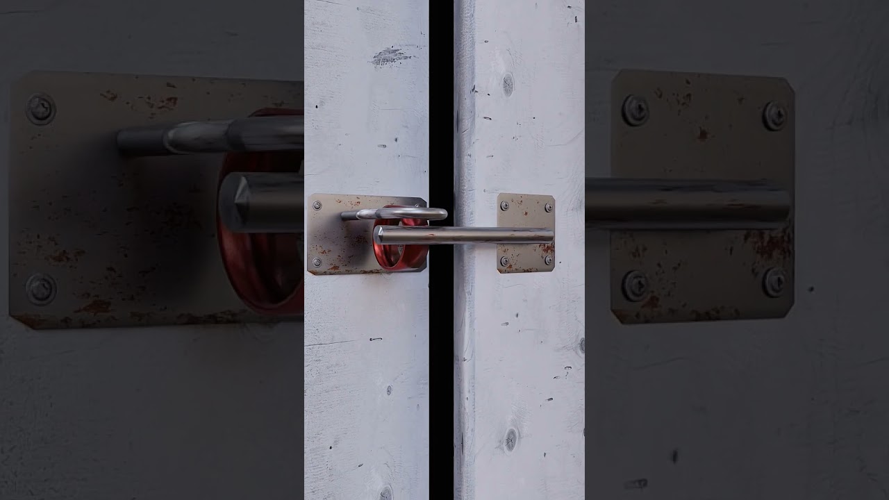 Automatic Swing gate latch 🔐Design idea 