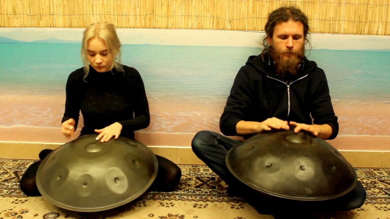 Pasha Aeon feat. Anna - Handpan Lesson For Beginners 1, Handpan_Da Music, HD 2017