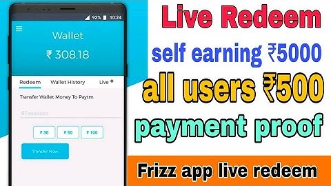 frizza app paytm withdraw/frizza app full explanation/frizza app full details new tricks and updates