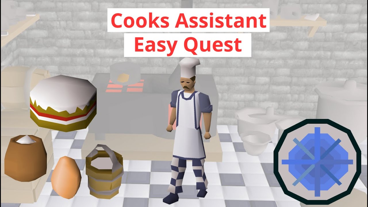 OSRS Quest Guide 2025 : Cook's Assistant (Quick & Easy Walkthrough) Old ...