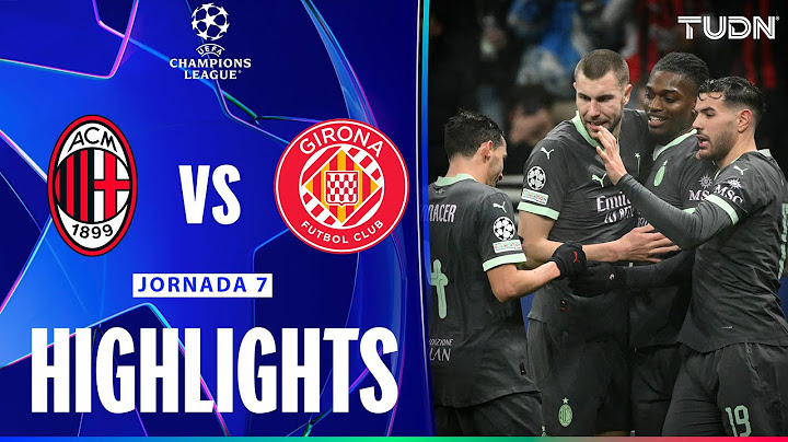 HIGHLIGHTS - Milan vs Girona | UEFA Champions League 24/25 | TUDN