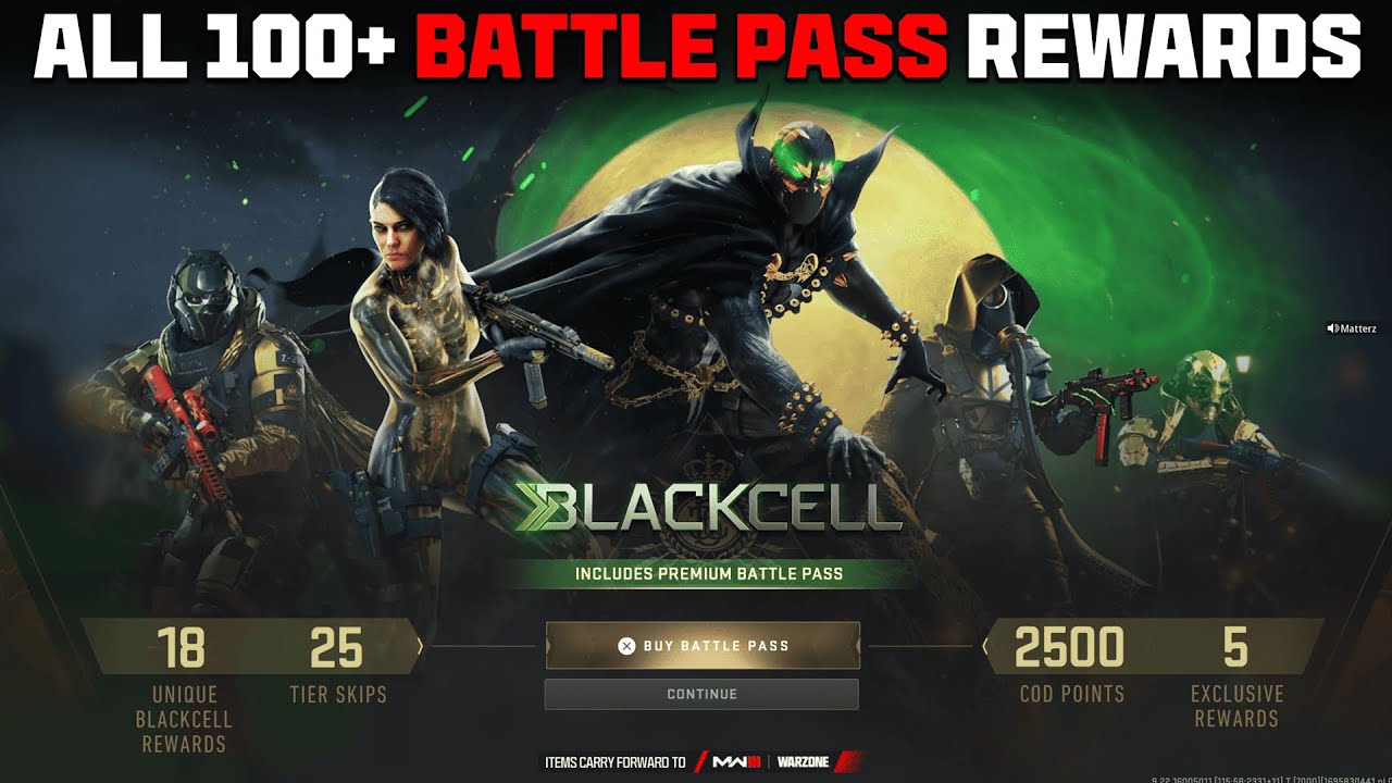 Modern Warfare 2 & Warzone 2 Season 6 Battle pass: All rewards & tiers,  BlackCell - Dexerto