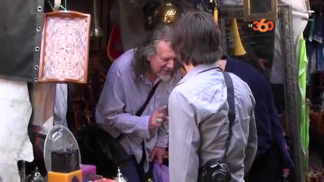 Robert Plant à l'ancienne Médina Rabat
