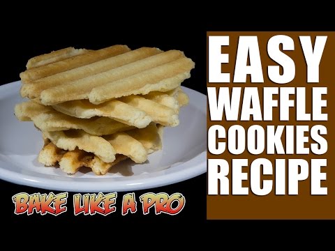 Easy Waffle Cookies Recipe - Panini Press Sugar Cookies Recipe