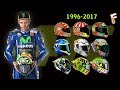 Valentino Rossi Helmets Design 1996 - 2017