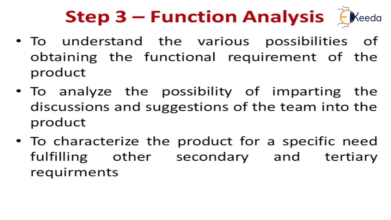Steps in Value engineering -Value Engineering and Value Analysis ...