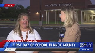 Mill Creek Elementary teacher talks first day of school in Knox County