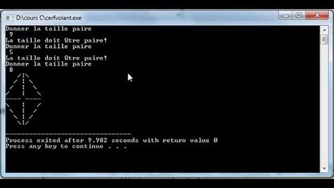 3#Correction Synthése Passage  2014 TDI (Exercice 2 algorithme cerf volant) Darija