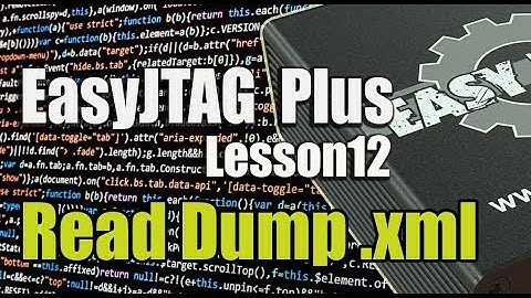 EasyJTAG plus Lesson12 How to Read dump to xml with Z3X Emmc Manager