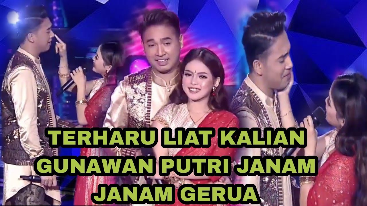 PUTRI DAN GUNAWAN janam janam gerua terharu liat kalian nyanyi lagu ini