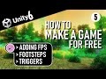 How To Make An Open World Game In Unity 6 | Part 5 | How To Import Player & Footsteps Unity Tutorial
