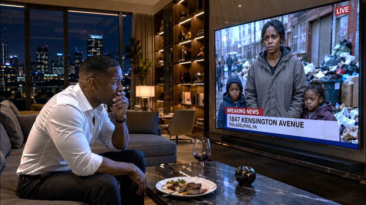 I was eating dinner alone when the breaking news made me drop my fork. On the screen, a single mother stood on a frozen sidewalk in Philadelphia, her two children clinging to her coat, surrounded...