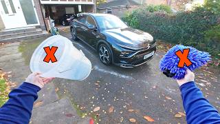 How to wash a car in winter (without a bucket)