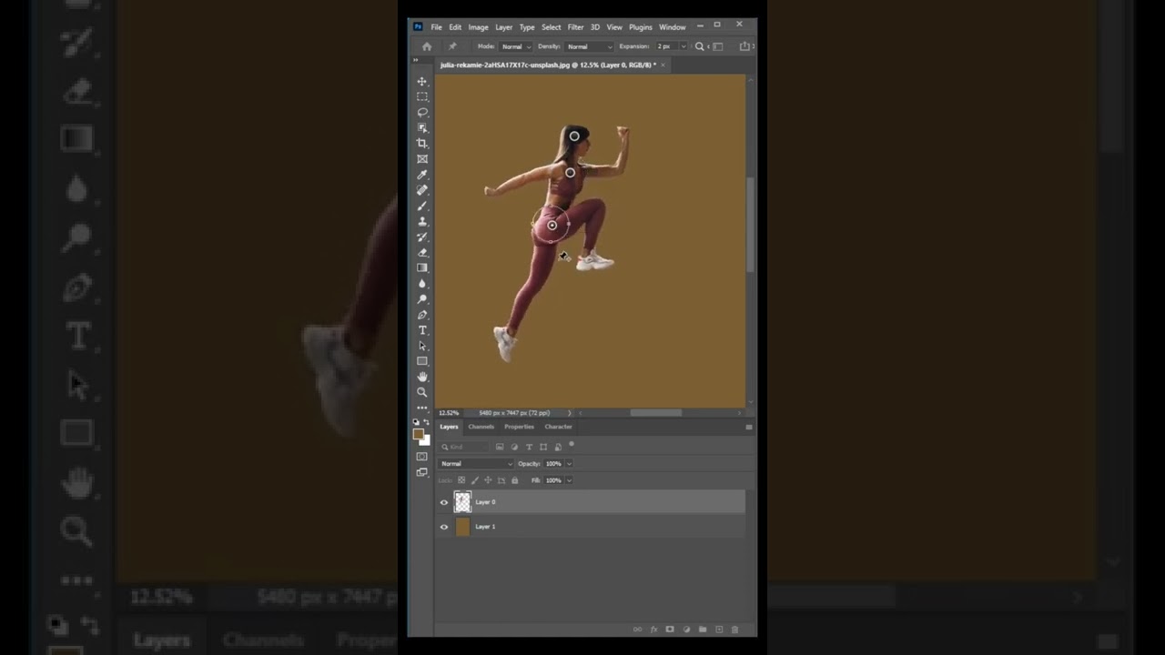 Photoshop Puppet Wrap Tool 