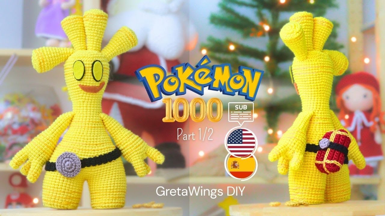Gholdengo Pokémon #1000 Crochet (Small Version) | PART 1: Materials and Body Base | Sub🇺🇸🇪🇸