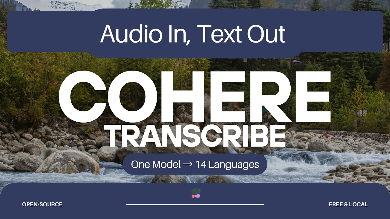 Cohere Transcribe: Local ASR Model – Audio In, Text Out in 14 Languages