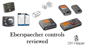 Eberspacher controllers, EasyStart Select, Timer, Remote, Remote+, Mini regulator, Pro, Web
